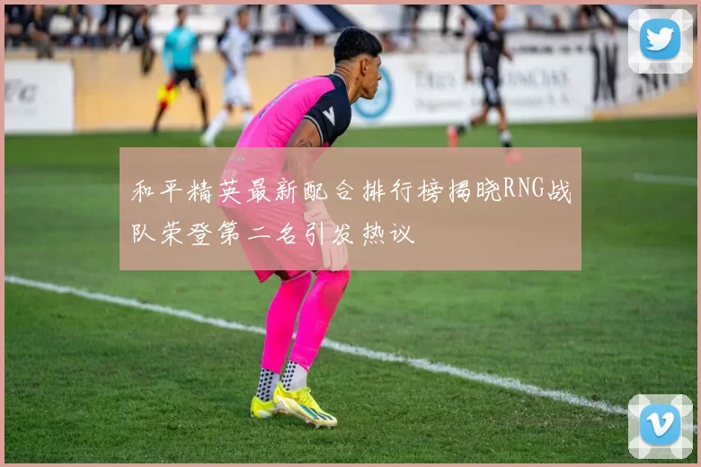 和平精英最新配合排行榜揭晓RNG战队荣登第二名引发热议