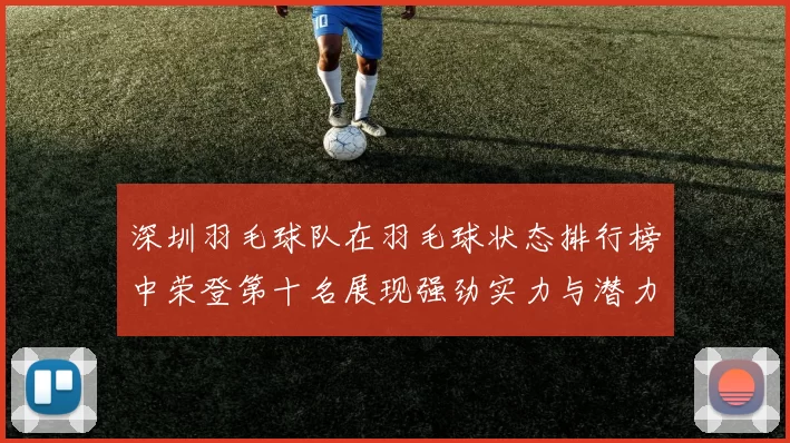 深圳羽毛球队在羽毛球状态排行榜中荣登第十名展现强劲实力与潜力
